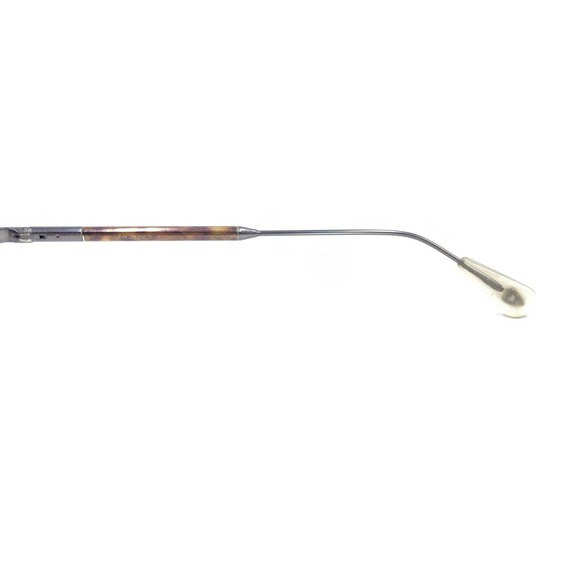 Zac Posen Leland GM Gunmetal Brown Round Eyeglasses Frames 48-21 135 Men Women - Picture 9 of 12